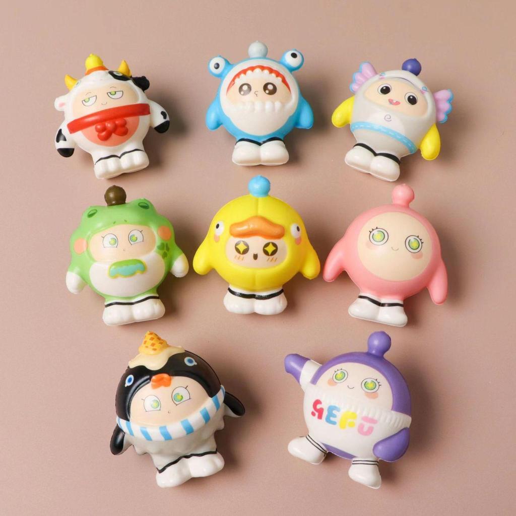 Dancing Egg Boy Slow Rebound Cartoon Decompression Pinch Toy