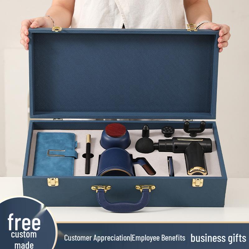 High-End Logo Tea Set for Company Meetings & Corporate Gifts