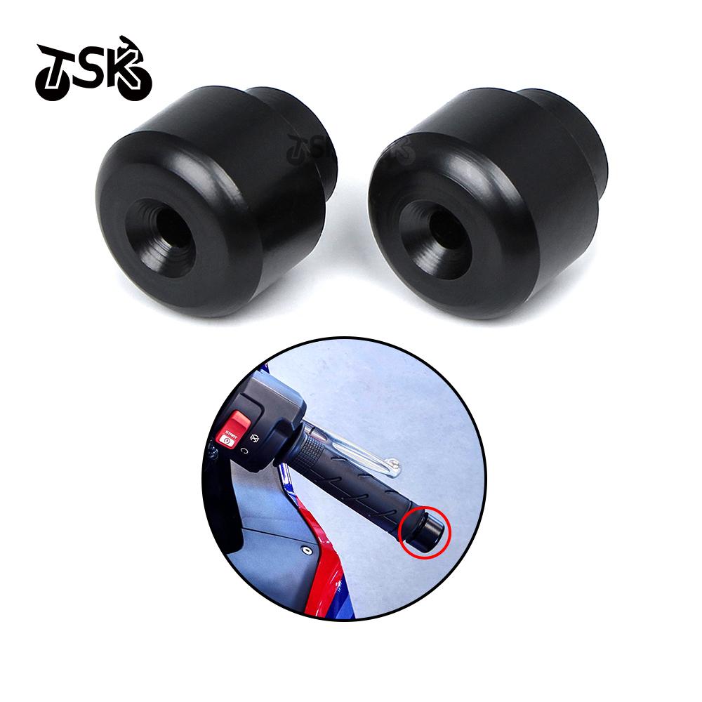 7/8" 22mm Handle Bar Ends Grips Heavy Weight Vibration Reducing Grip Plugs For Honda CB400 CBR600RR F5 Motorcycle Accessories