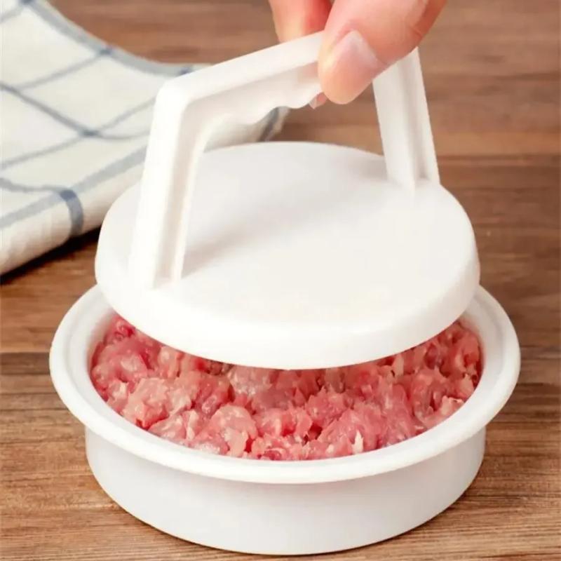 1PC Stuffed Hamburger Press, Plastic Burger Maker Mould for Grill & BBQ, Meat Patty Press Kitchen Tool
