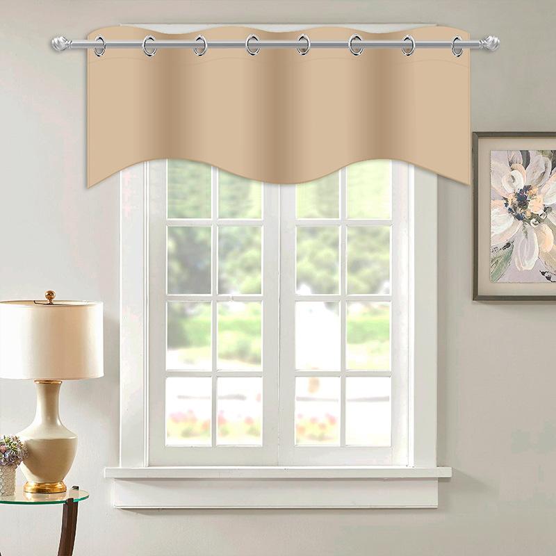 Finished Curtains Small Curtains Perforated Curtains Curtains High-Precision Solid Color Blackout Curtains