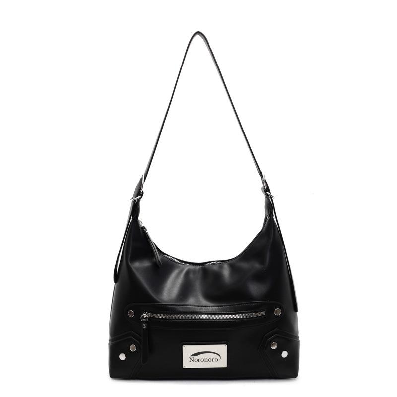 Large capacity bag women's 2025 new retro niche tote bag commuting to work slack shoulder messenger bag