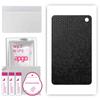 apgo Fólie vinylová nálepka na ZÁDA kompatibilní s Amazon Fire HD 8 Plus (2020), odolný proti poškrábání, snadná instalace - Černá voština