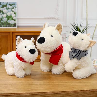 Cross-border New West Highland Dog Plush Toys Cute Doll Dolls Girls Children's Birthday Gifts