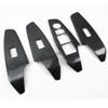 Serve para 17-19 Mazda 3 Axela Painel de Interruptores de Vidro Botão Levantador de Vidro do Carro Moldura Puxador