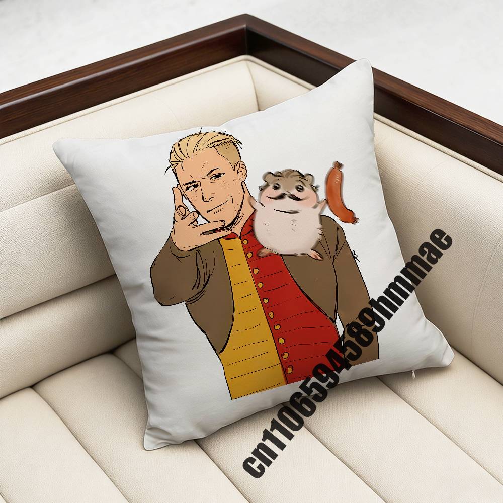 For K-Kingdom Come Deliverance Hans Henry Kcd 2 Throw Pillow Case Sham 45X45Cm 35X35Cm Square Bedroom Pillowcase Cushion Cover