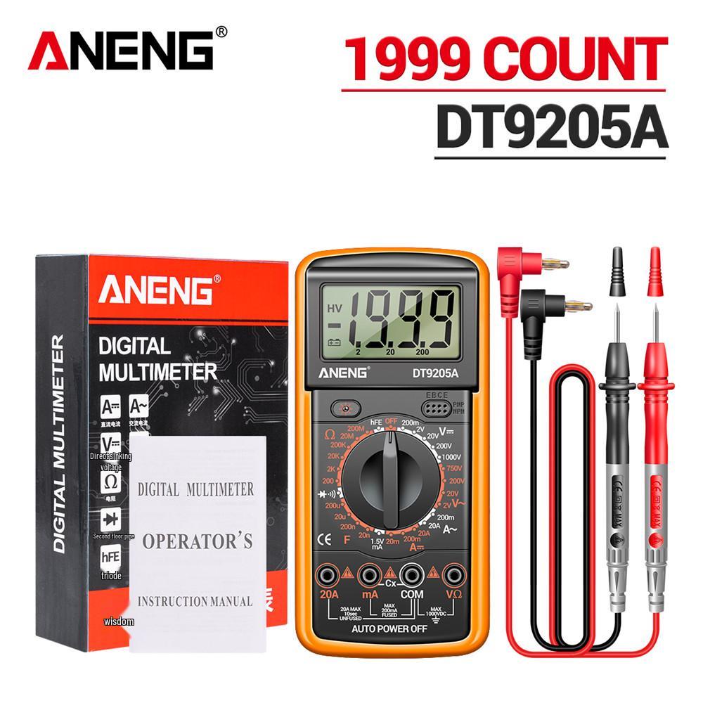 ANENG DT9205A High-Precision Digital Multimeter for Electricians