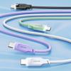 Usams Kabel Usb-C Na Usb-C 100W 1,2Mport Display Fast Charging  Lithe Series Biały/White Sj567Usb02 (Us-Sj567)