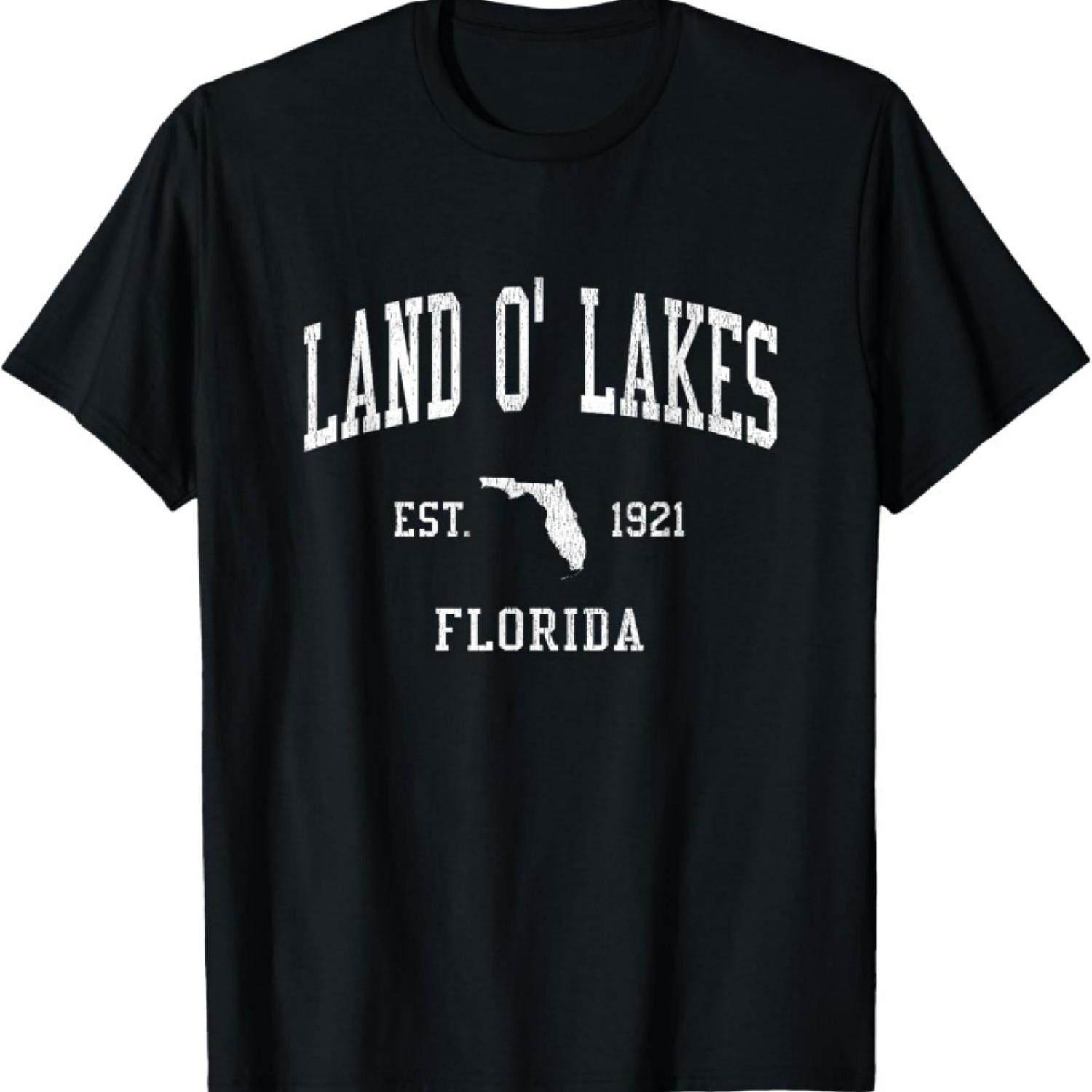 Винтажная спортивная футболка Land O  Lakes FL JS01 S