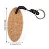 Floating Waterproofed Key Holder Durability Light weight Swimming Gear Cork for Pool Beach Activity