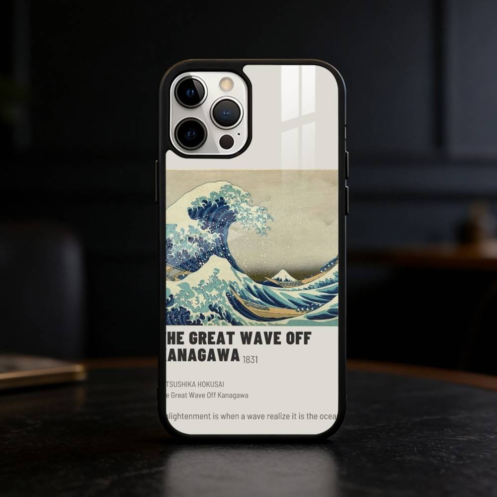 Great Wave Off K-Kanagawa Phone Case For iPhone 17 16 15 14 13 12 Pro Max Plus for Mirror Wireless Magnetic Cover