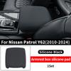 For Nissan Patrol Armada Y62 Y63 2010-2026 Center Armrest Box Protective Pad Leather Cover Interior Modification Accessories