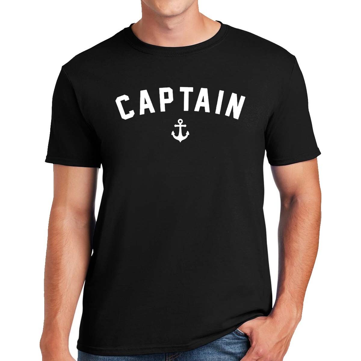Captain T-Shirt Mens Womens Tees Top - Sailing Boat | FUNNY | NOVELTY | JOKE | MEN S T-Shirt Mens Womens Tees Top TEE TOP XL