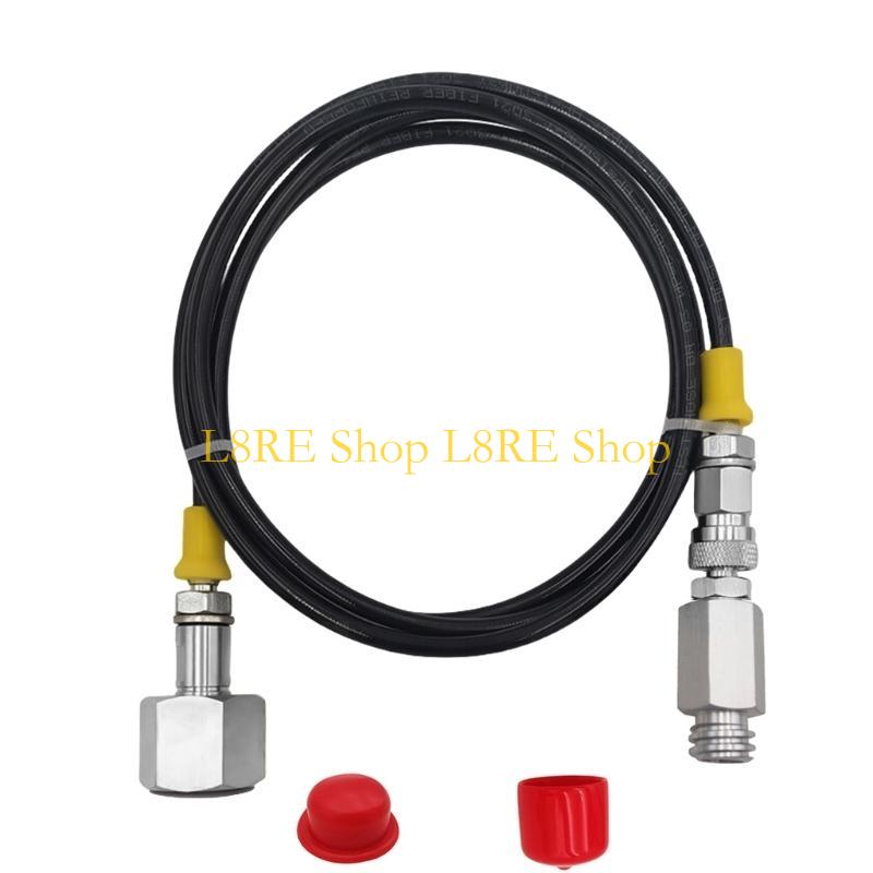 L8RE CGA320 to TR21-4 Sodas Maker CO2 Tanks Cylinder Direct Adapter W21.8-14 High Pressure Hose Sodas Maker Direct Connector