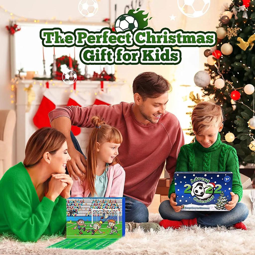 Buy Advent Calendar 2022 For Boys Theme Soccer Toys Ball Calendar