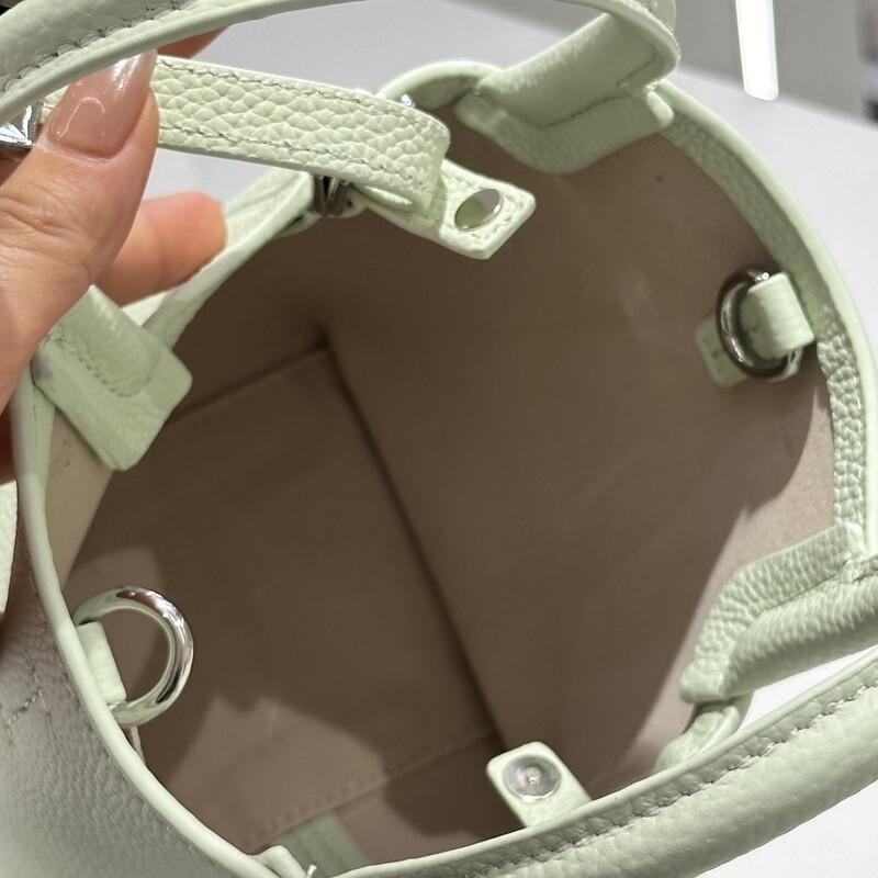 Stylish Commuter Leather Bucket Shoulder Bag