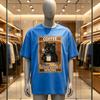 Because Murder Is Wrong Black Cat Drink Coffee Clothing Unisex Wounisex Street Oversized T Shirts Breathable Cotton Streetwear Tshirt