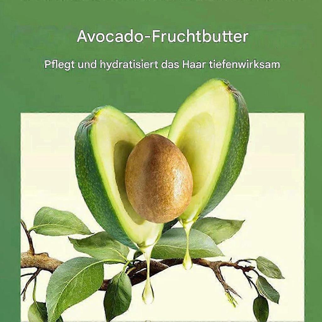Avocado Hair Mask, 300g Hair Treatment Mask, Avocado Repair Nourishing Care Hair Mask For Dry Damaged Hair, Moisturizing Hair Mask, Prevent Split Ends