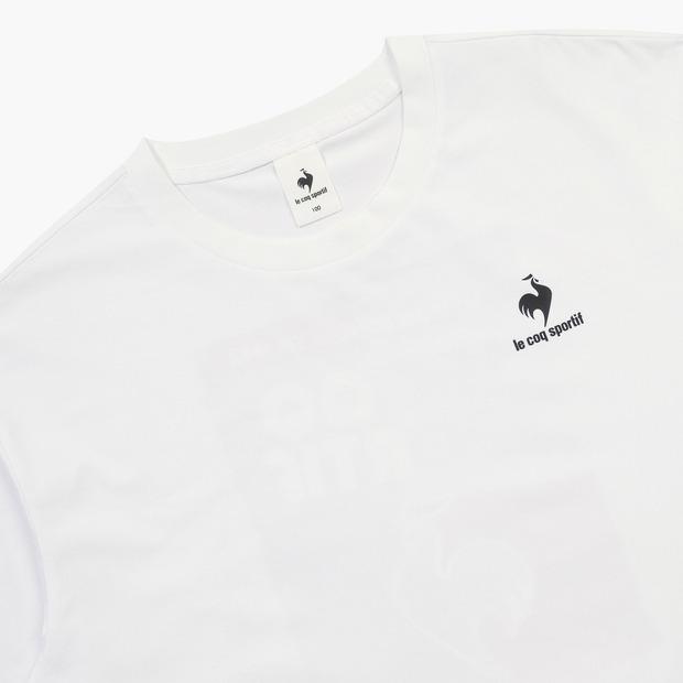 LECOQ Logo Graphic Short Sleeve T-Shirt - White (Qq223Lrs42) (A Type)
