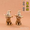 Brass Animal Desktop Ornament Cat Home Living Room Ornament Decoration
