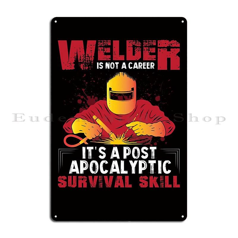 Welding There's No App for That Funny Gift for Welders I'm Not Just A Walder Metal Vintage Wall Decor Garage Tin Sign Poster