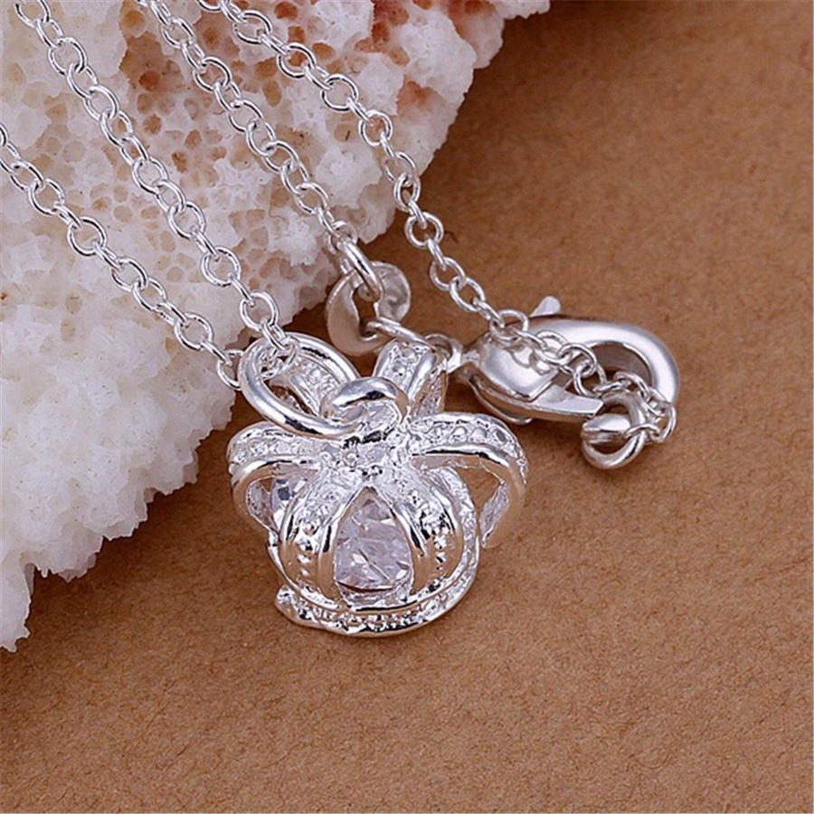 

Beautiful Copper Crown Necklace for women lady men DIY popular designer jewelry Christmas Gifts accessories Y21068YY-