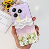 For Realme C63 4G 2024 Case RMX3939 Cover Cute Love Heart Soft Clear Silicone Protective Cases For Realme C61 4G C 61 C 63 Funda