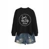 Women's European Autumn/Winter Round Neck Long Sleeve Hoodie