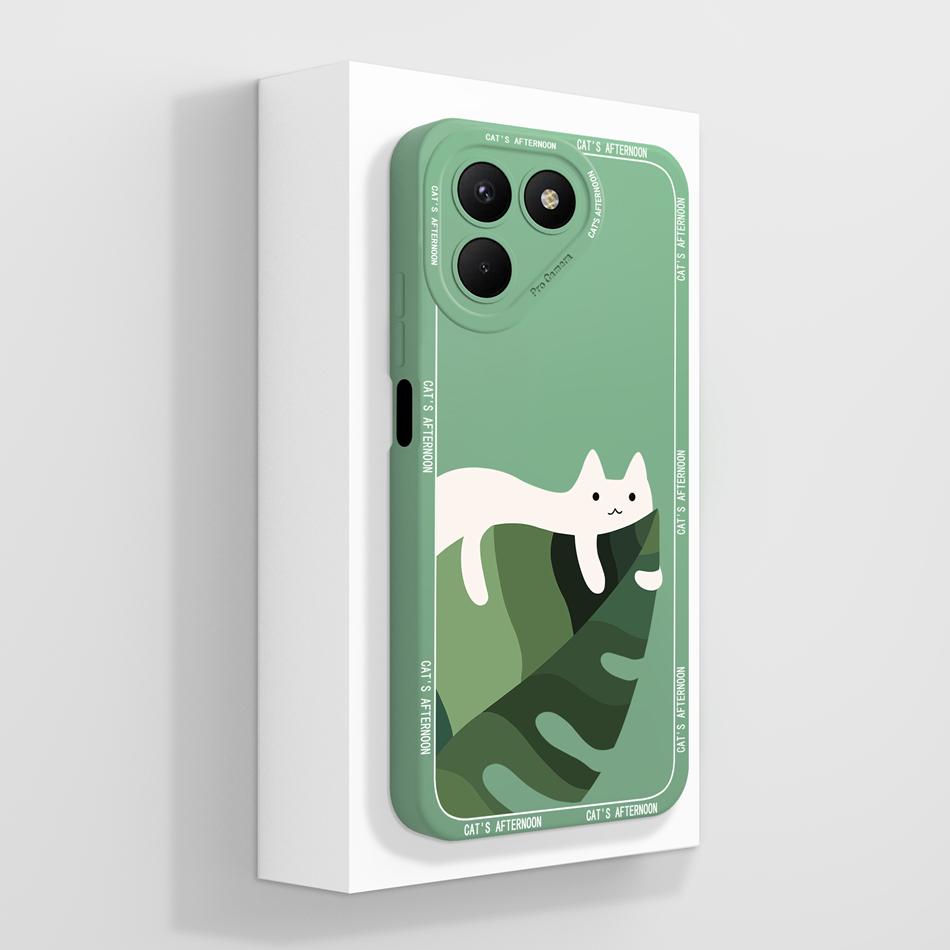 Case For Tecno Pova 7 Pro / 7 Ultra / 7 Neo Cool Bear Soft Liquid Silicone Phone Shell For Tecno Pova7 4G 5G Durable Back Cover