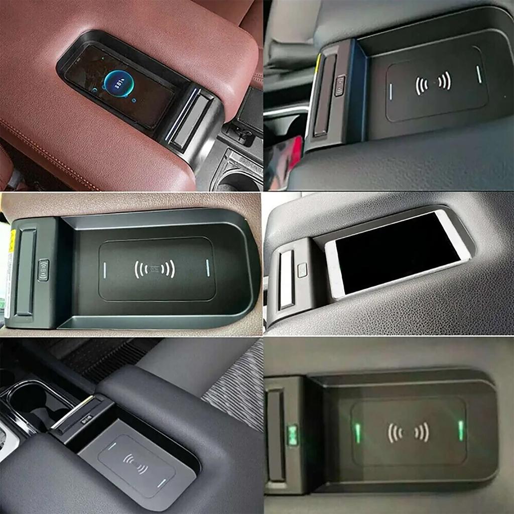 Central Control Organizer Tray Wireless Chargers 15W Phone Charging For SR/SR5 2014-2021 00016-34506 Car Pad Accessories