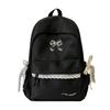 Schoolbag schoolbag for girls, simple and versatile for junior high school students, niche Japanese ins solid color large-capacity backpack for high