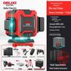 Delixi 12-Point High-Precision Green Laser Level for Outdoor Use