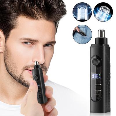 Mini Electric Nose Hair Trimmer Ear and Nose Hair Shaving Clipper Painless Facial Hair Trimmer Wet and Dry Haircut Rechargeable