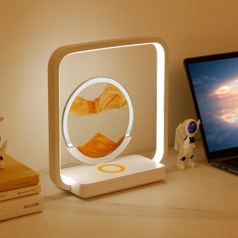 

Star Wish Quicksand Painting Table Lamp with Wireless Charger