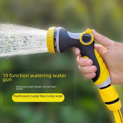 Gartenbewässerungs-Sprühpistole: Multifunktionales Haushaltssprinkler- und Autowaschwerkzeug