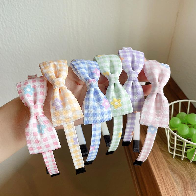 Girls Bow Flower Headband Children'S Headband Hair Accessories Cute Little Fresh Hairpin Baby Princess Hairpin Headgear