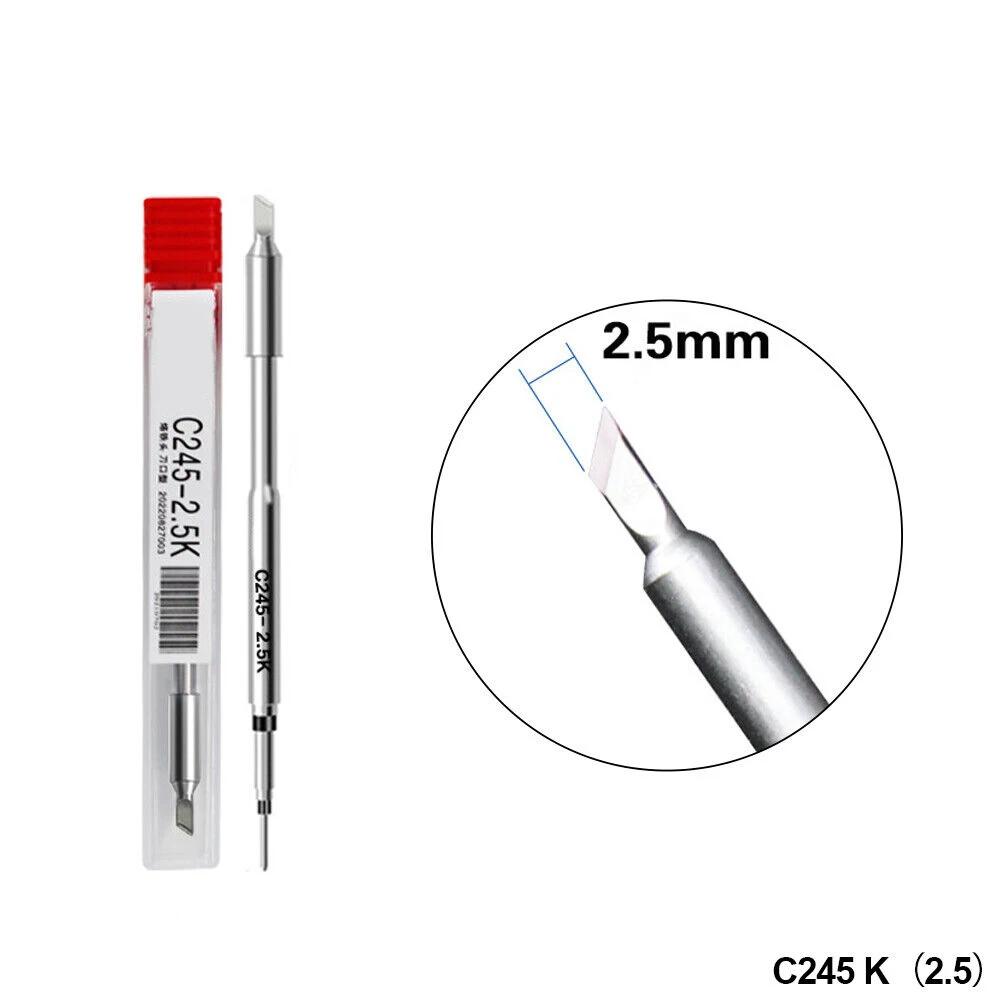 Compatible Soldering Iron Tips Copper Soldering Tips Soldering Station Tips Different Types For Welding Fast Heating Technology