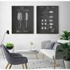 Toilet Paper Patent Vintage Poster, Bathroom Wall Art Prints, Toilet Paper Roll, Canvas Painting Blueprint, Toilet Sign