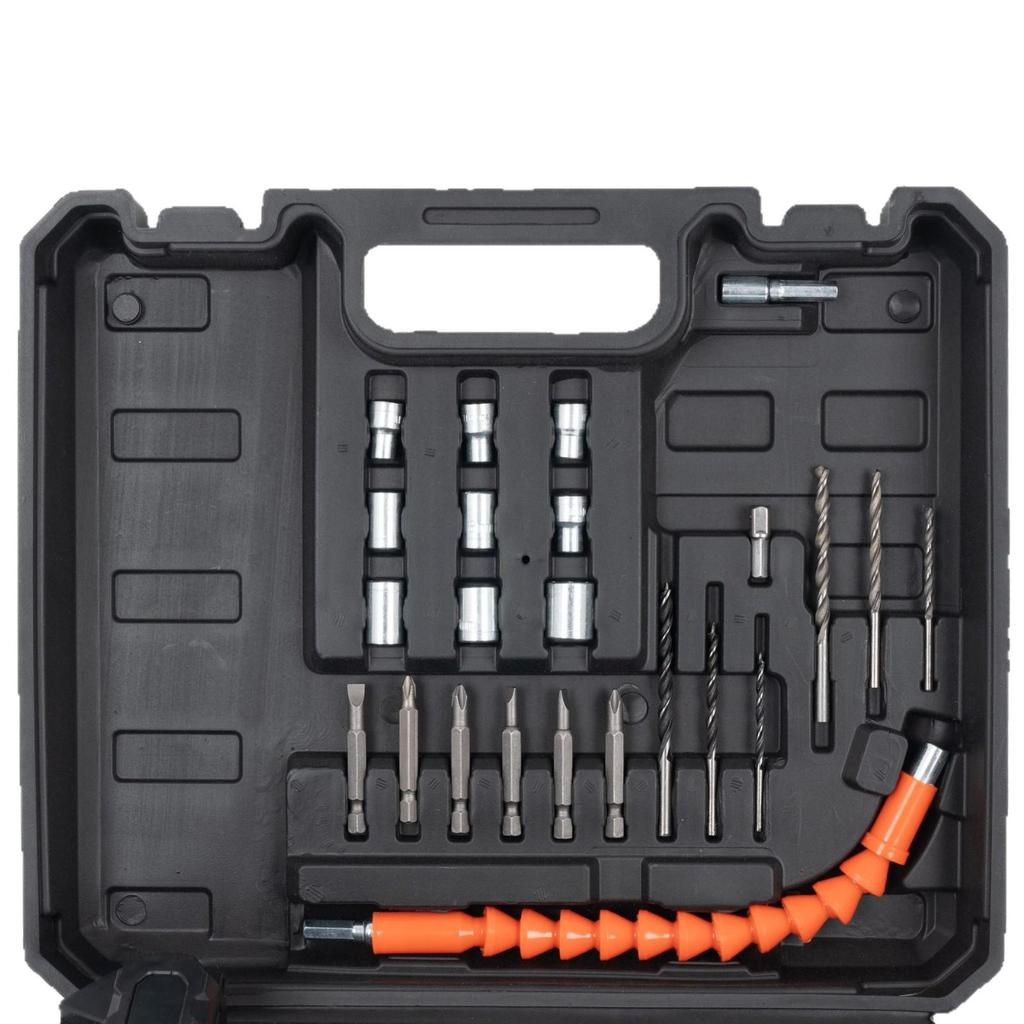 High-Power Multi-Functional Lithium Rechargeable Impact Drill - Household & Professional Use
