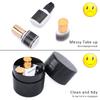 1 Pcs Matte Fashion Eyelash Glue Storage Tank Container Adhesive Stand Activated Carbon Sealed Storage Jar