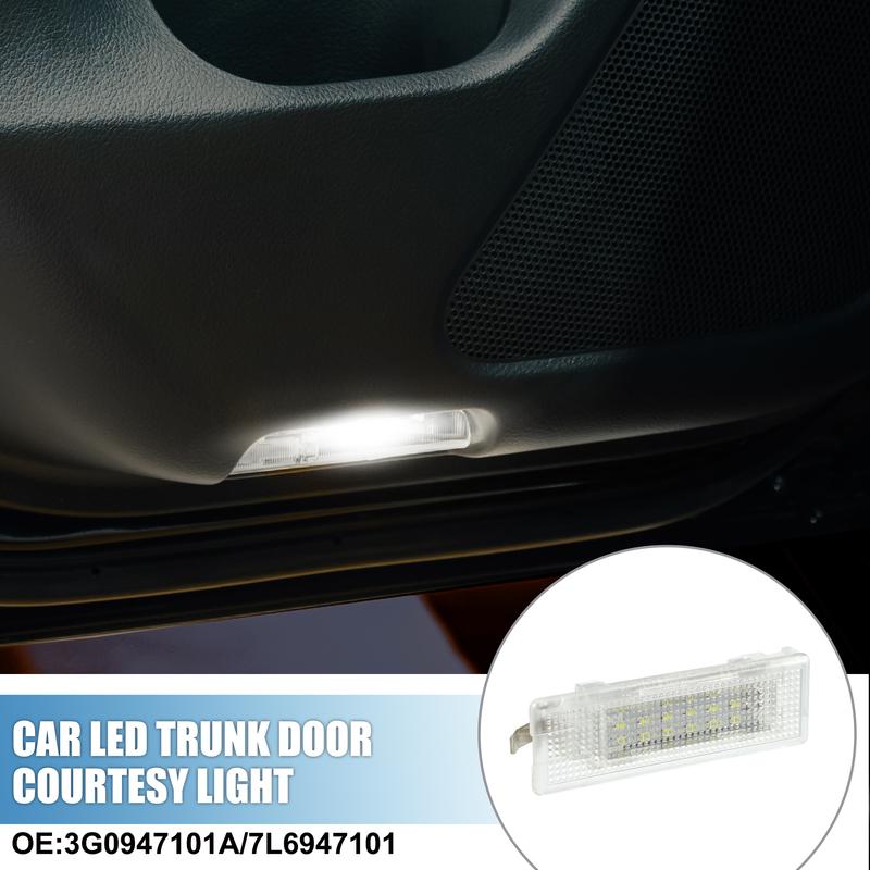 Motoforti 2 Pcs Interior Trunk Light Courtesy Footwell Boot Lamp for VW Beetle 12-19