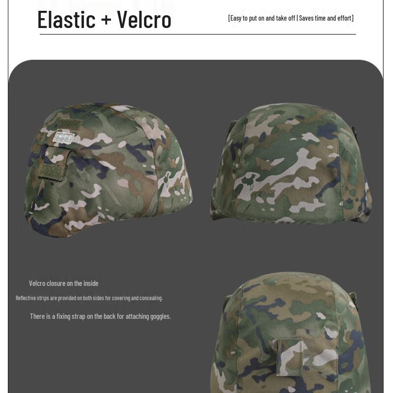 Bituozhe Double-Sided Helmet Cover (No Velcro)