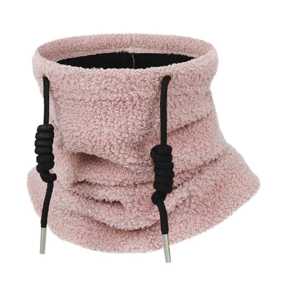 Winter Neck Tube Scarf Thermal Windproof Polar Fleece Bandana Face Cover Adjustable Neck Warmer Cycling Outdoor Cold Weather
