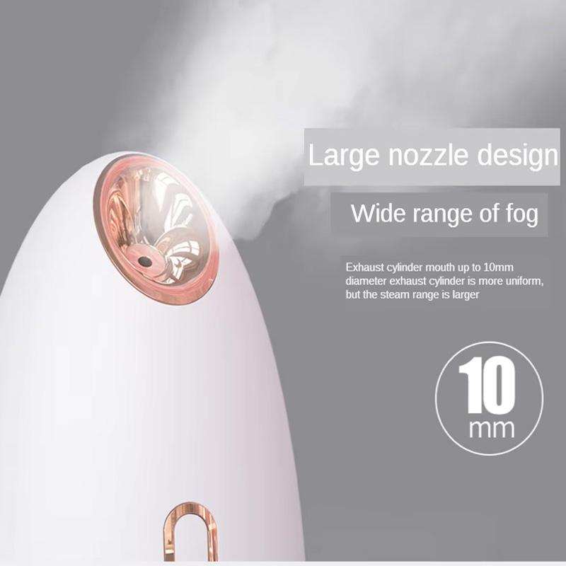 Portable Mini Nano Ionic Hot Mist Sauna Face Moisturizer Vaporizer Steam Machine Home Use Humidifier Steamer Facial Spa