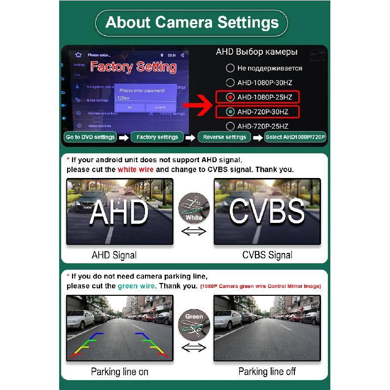 CCD AHD 1080P Vehicle Logo Front View Camera For Toyota Avensis Crown Reiz Prius Prado Camry Yaris Corolla Hilux