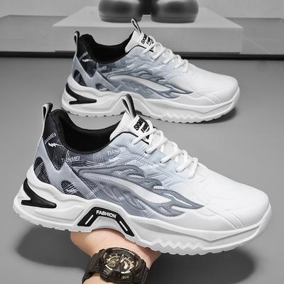 Men's Shoes Summer New Breathable Mesh Sports Shoes Men's Versatile Platform Casual Running