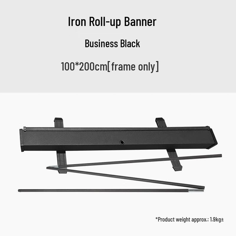 HANDUNYOU 100x200cm Roll-up Banner Display Stand Frame