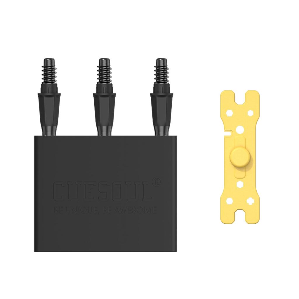 CUESOUL OTO Small Thread Steel Tip Dart Point, V-Shaped (CSDA-GZ7-M41)