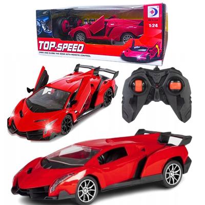 Samochód Zdalnie Sterowany Auto Wyścigowe RC+Pilot Otwierane Drzwi Na Sterowanie