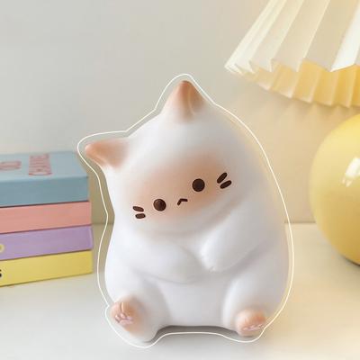 Funny Cute Stretchy Soft Cat Squishy Toys Squeeze Stress Relief Toys For Adults Fidget Toys Party Favors For Kids Gifts